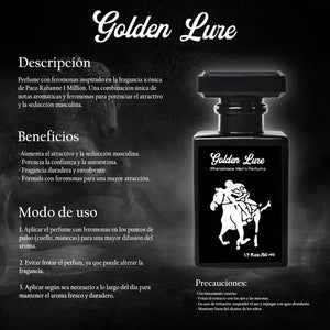 GOLDEN LURE - PERFUME DE FEROMONAS PARA HOMBRE