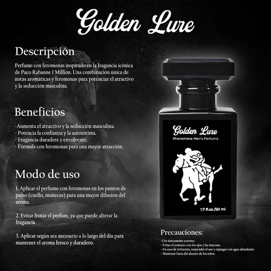 GOLDEN LURE - PERFUME DE FEROMONAS PARA HOMBRE